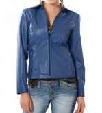 Jaqueta c/ ziper ref. 113 cor azul topázio cart 1