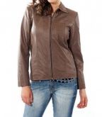 Jaqueta c/ziper ref.114 cor: kraky brown cart.2